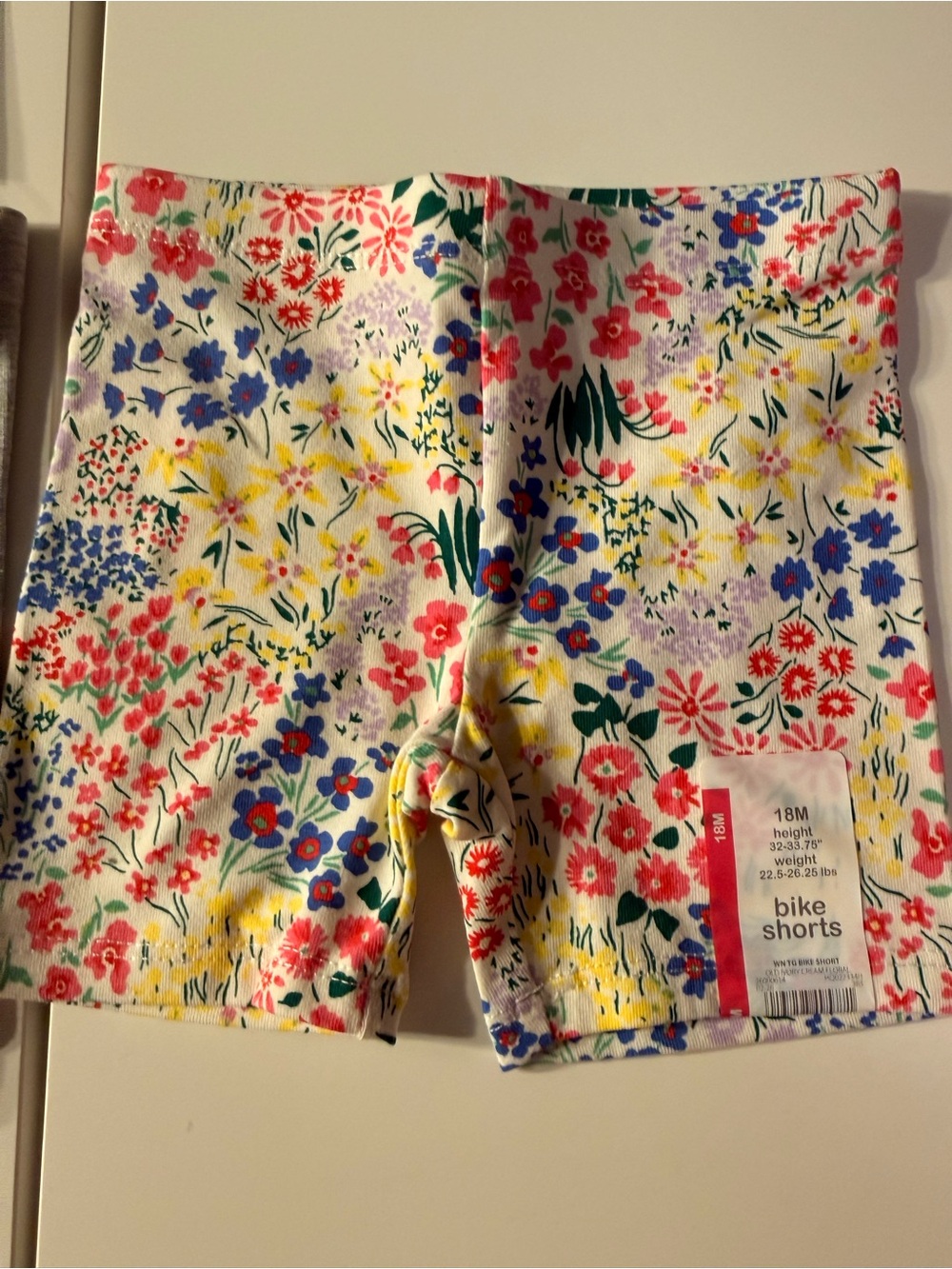 Girls' Soft Leggings Pack - Pink, Black, Gray & Floral biker short - Picture 7 of 13